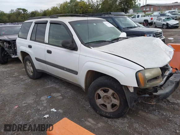 ✅ 2003 Chevrolet TrailBlazer LS • VIN: 1GNDS13S232214633 • Лот: 43374403. Опубликован ранее на IAAI с пробегом 212 313 миль. Бесплатный доступ к архиву аукционных продаж из США и подробный отчёт об истории автомобиля на DreamBid. Изображение 1.