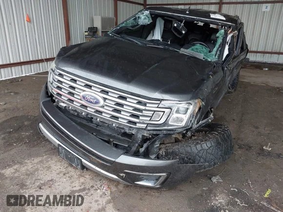 ✅ 2019 Ford Expedition Max Limited • VIN: 1FMJK2AT3KEA85243 • Лот: 42193680. Опубликован ранее на IAAI с пробегом Не указан. Бесплатный доступ к архиву аукционных продаж из США и подробный отчёт об истории автомобиля на DreamBid. Изображение 2.