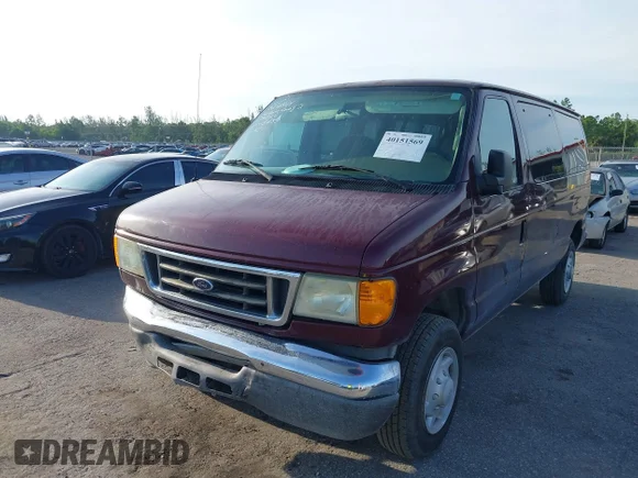 ✅ 2007 Ford Econoline Passenger XL • VIN: 1FBNE31L07DA55685 • Lot: 40151569. Listed on IAAI with 122,578 mi. Free auction sales archive from the USA and detailed vehicle history report at DreamBid. Image 2.