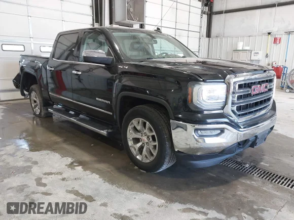 ✅ 2016 GMC Sierra 1500 SLT • VIN: 3GTU2NECXGG356943 • Lot: 45014058. Listed on IAAI with 210,207 mi. Free auction sales archive from the USA and detailed vehicle history report at DreamBid. Image 1.
