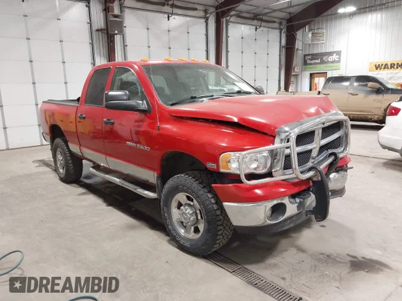 ✅ 2005 Dodge 2500 SLT • VIN: 3D7KS28D65G785705 • Лот: 43362948. Опубликован ранее на IAAI с пробегом 158 550 миль. Бесплатный доступ к архиву аукционных продаж из США и подробный отчёт об истории автомобиля на DreamBid. Изображение 1.
