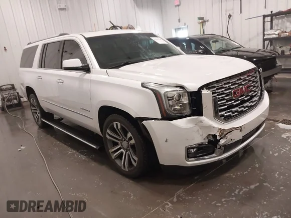 ✅ 2018 GMC Yukon XL Denali • VIN: 1GKS2HKJ0JR185532 • Lot: 41965338. Listed on IAAI with 182,468 mi. Free auction sales archive from the USA and detailed vehicle history report at DreamBid. Image 1.