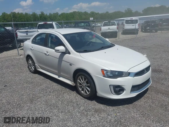 ✅ 2016 Mitsubishi Lancer SE • VIN: JA32V2FW7GU011662 • Lot: 45163124. Listed on IAAI with 155,471 mi. Free auction sales archive from the USA and detailed vehicle history report at DreamBid. Image 1.