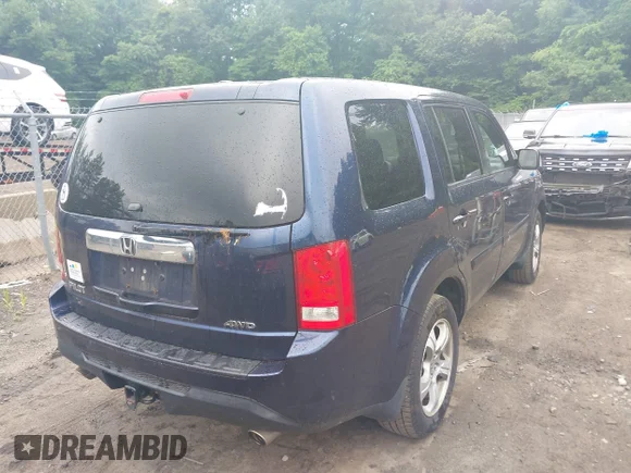 ✅ 2014 Honda Pilot EX-L • VIN: 5FNYF4H7XEB056241 • Lot: 45492301. Wystawiony na IAAI z przebiegiem 155 470 mil. Bezpłatny archiwum sprzedaży aukcyjnych z USA i szczegółowy raport historii pojazdu na DreamBid. Zdjęcie 4.