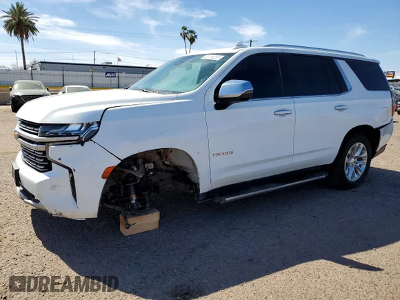 ✅ 2023 Chevrolet Tahoe Premier • VIN: 1GNSKSKD0PR345685 • Lot: 50003046. Listed on Copart with Not provided. Free auction sales archive from the USA and detailed vehicle history report at DreamBid. Image 1.