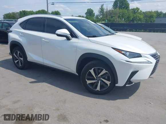 ✅ 2020 Lexus NX 300 • VIN: JTJGARDZ6L5018581 • Lot: 45324463. Listed on IAAI with 41,490 mi. Free auction sales archive from the USA and detailed vehicle history report at DreamBid. Image 1.