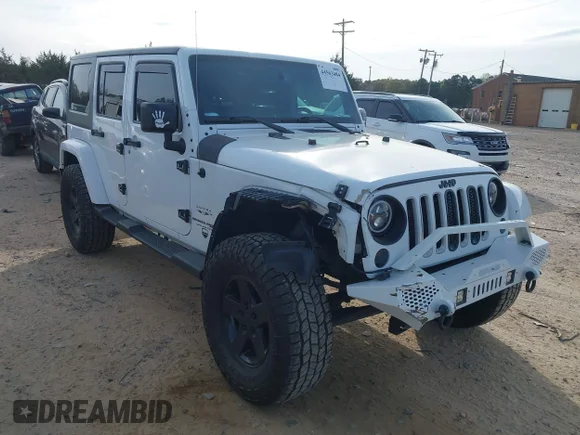 ✅ 2018 Jeep Wrangler Unlimited Sahara • VIN: 1C4HJWEG3JL893399 • Лот: 44563484. Опубликован ранее на IAAI с пробегом 91 766 миль. Бесплатный доступ к архиву аукционных продаж из США и подробный отчёт об истории автомобиля на DreamBid. Изображение 1.