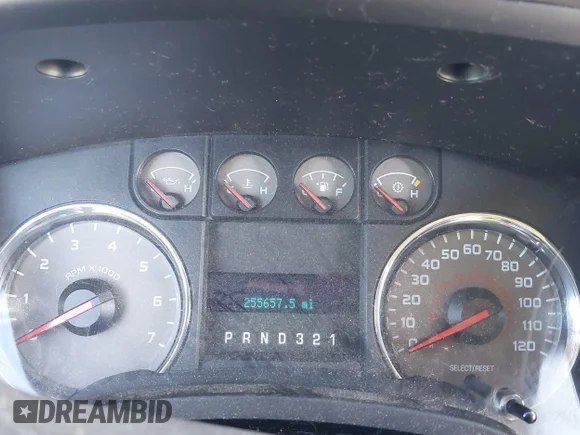 ✅ 2010 Ford F-150 XL • VIN: 1FTEW1E84AFD75025 • Lot: 43308525. Listed on IAAI with 255,657 mi. Free auction sales archive from the USA and detailed vehicle history report at DreamBid. Image 7.