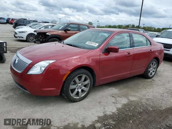 ✅ 2010 Mercury Milan Premier • VIN: 3MEHM0JG4AR608302 • Lot: 54854115. Wystawiony na Copart z przebiegiem 60 354 mil. Bezpłatny archiwum sprzedaży aukcyjnych z USA i szczegółowy raport historii pojazdu na DreamBid. Zdjęcie 1.