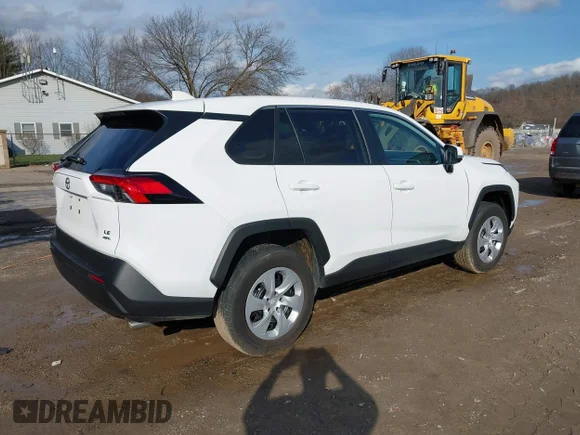 ✅ 2025 Toyota RAV4 LE • VIN: 2T3G1RFV0SW523519 • Lot: 44542160. Listed on IAAI with 6,223 mi. Free auction sales archive from the USA and detailed vehicle history report at DreamBid. Image 4.