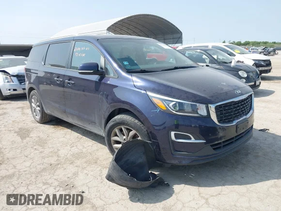 ✅ 2021 Kia Sedona LX • VIN: KNDMB5C11M6665098 • Lot: 42311465. Listed on IAAI with 61,801 mi. Free auction sales archive from the USA and detailed vehicle history report at DreamBid. Image 1.