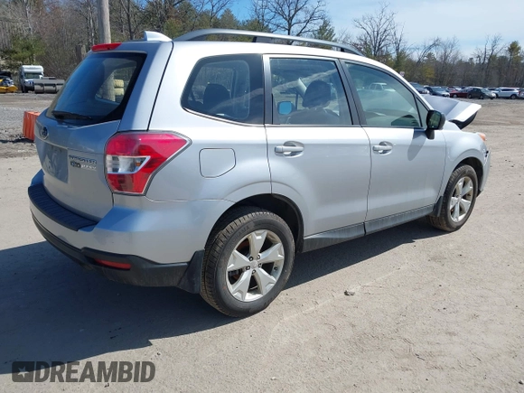 ✅ 2016 Subaru Forester 2.5i • VIN: JF2SJABC5GH558877 • Lot: 44639416. Listed on IAAI with 186,717 mi. Free auction sales archive from the USA and detailed vehicle history report at DreamBid. Image 4.