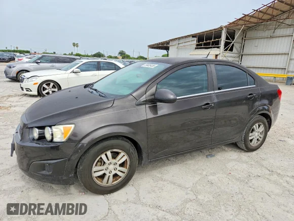 ✅ 2014 Chevrolet Sonic LT • VIN: 1G1JC5SH8E4205246 • Лот: 59405456. Опубликован ранее на Copart с пробегом Не указан. Бесплатный доступ к архиву аукционных продаж из США и подробный отчёт об истории автомобиля на DreamBid. Изображение 1.