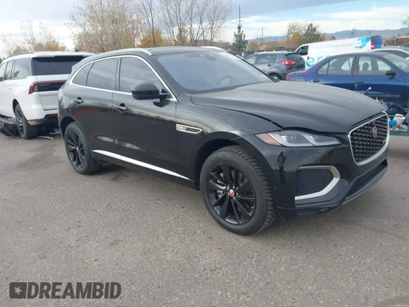 ✅ 2021 Jaguar F-Pace R-Dynamic S • VIN: SADCT2FU7MA666187 • Lot: 43648170. Listed on IAAI with 35,788 mi. Free auction sales archive from the USA and detailed vehicle history report at DreamBid. Image 1.