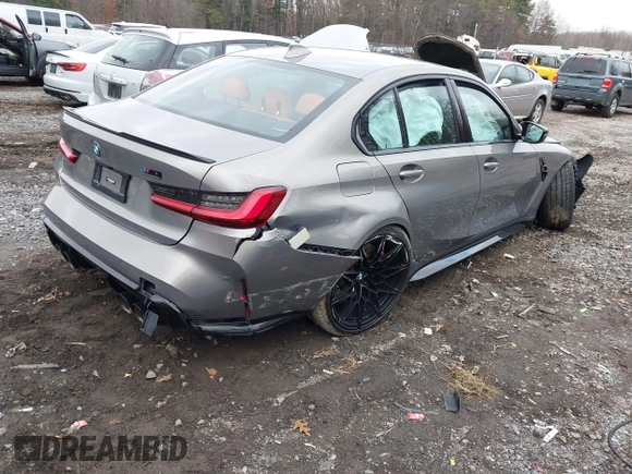 ✅ 2022 BMW M3 Competition xDrive • VIN: WBS43AY03NFL80967 • Lot: 43721191. Wystawiony na IAAI z przebiegiem 49 237 mil. Bezpłatny archiwum sprzedaży aukcyjnych z USA i szczegółowy raport historii pojazdu na DreamBid. Zdjęcie 4.