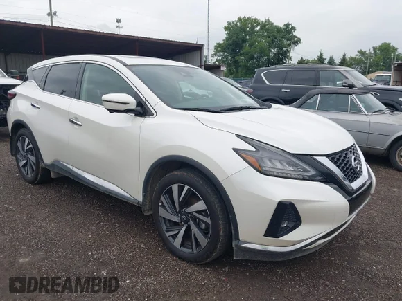✅ 2022 Nissan Murano SL • VIN: 5N1AZ2CSXNC130727 • Lot: 42701147. Wystawiony na IAAI z przebiegiem 34 049 mil. Bezpłatny archiwum sprzedaży aukcyjnych z USA i szczegółowy raport historii pojazdu na DreamBid. Zdjęcie 1.