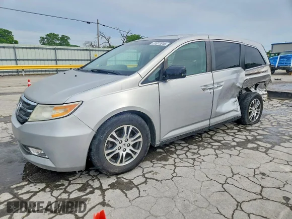 ✅ 2011 Honda Odyssey EX-L • VIN: 5FNRL5H61BB103307 • Lot: 51071846. Listed on Copart with 133,068 mi. Free auction sales archive from the USA and detailed vehicle history report at DreamBid. Image 1.