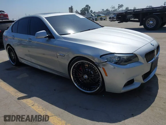 ✅ 2013 BMW 5 Series 535i • VIN: WBAFR7C53DC818968 • Лот: 45074644. Опубліковано раніше на IAAI з пробігом 134 857 миль. Безкоштовний доступ до архіву аукціонних продажів зі США та докладний звіт про історію автомобіля на DreamBid. Зображення 1.