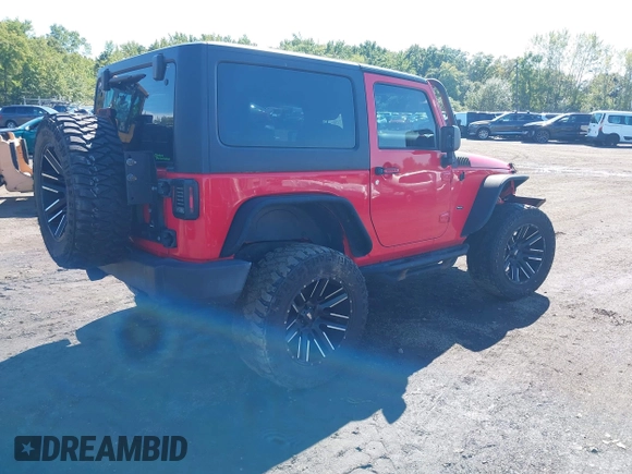 ✅ 2016 Jeep Wrangler Willys Wheeler • VIN: 1C4AJWAG0GL314708 • Lot: 43171506. Wystawiony na IAAI z przebiegiem 52 574 mil. Bezpłatny archiwum sprzedaży aukcyjnych z USA i szczegółowy raport historii pojazdu na DreamBid. Zdjęcie 4.