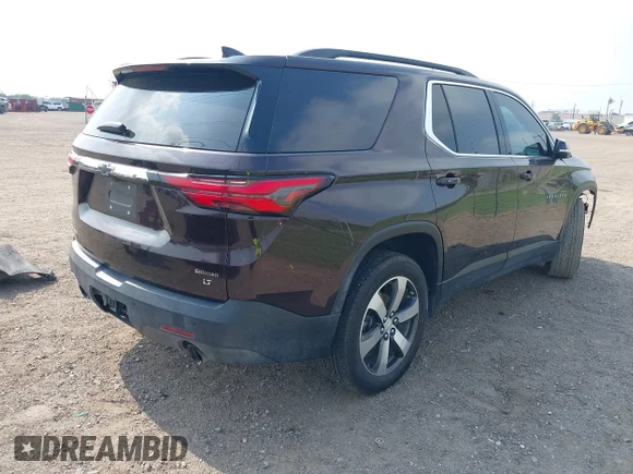 ✅ 2022 Chevrolet Traverse LT • VIN: 1GNERHKW2NJ147585 • Lot: 44959231. Wystawiony na IAAI z przebiegiem 84 530 mil. Bezpłatny archiwum sprzedaży aukcyjnych z USA i szczegółowy raport historii pojazdu na DreamBid. Zdjęcie 4.