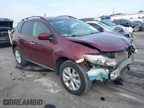 ✅ 2011 Nissan Murano S • VIN: JN8AZ1MW4BW187830 • Lot: 44274114. Wystawiony na IAAI z przebiegiem 129 122 mil. Bezpłatny archiwum sprzedaży aukcyjnych z USA i szczegółowy raport historii pojazdu na DreamBid. Zdjęcie 1.