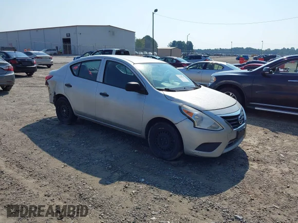 ✅ 2015 Nissan Versa SV • VIN: 3N1CN7AP7FL831156 • Lot: 43134740. Listed on IAAI with 150,387 mi. Free auction sales archive from the USA and detailed vehicle history report at DreamBid. Image 1.