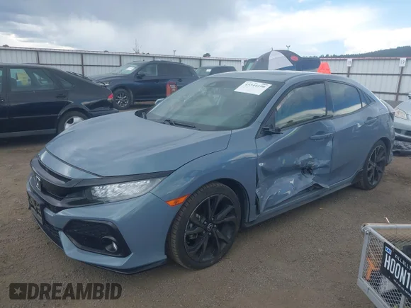✅ 2019 Honda Civic Sport Touring • VIN: SHHFK7H98KU423573 • Лот: 45344198. Опубліковано раніше на IAAI з пробігом 53 091 миль. Безкоштовний доступ до архіву аукціонних продажів зі США та докладний звіт про історію автомобіля на DreamBid. Зображення 2.