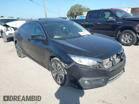 ✅ 2017 Honda Civic EX-T • VIN: 19XFC1F33HE024501 • Лот: 44967008. Опубліковано раніше на IAAI з пробігом 69 958 миль. Безкоштовний доступ до архіву аукціонних продажів зі США та докладний звіт про історію автомобіля на DreamBid. Зображення 1.