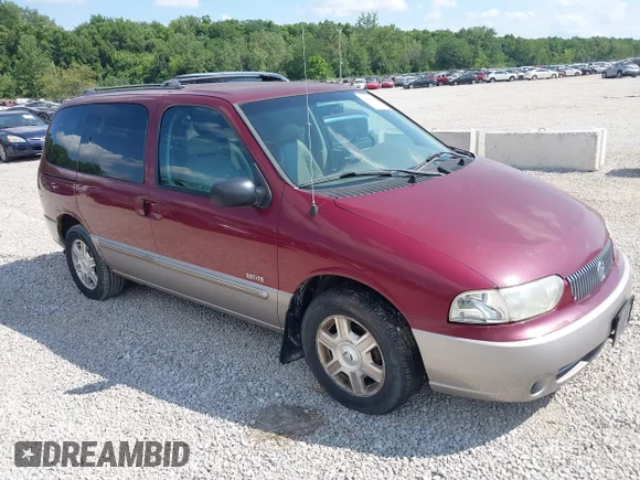 ✅ 2002 Mercury Villager Estate • VIN: 4M2ZV14T52DJ04587 • Lot: 42905644. Wystawiony na IAAI z przebiegiem 210 146 mil. Bezpłatny archiwum sprzedaży aukcyjnych z USA i szczegółowy raport historii pojazdu na DreamBid. Zdjęcie 1.