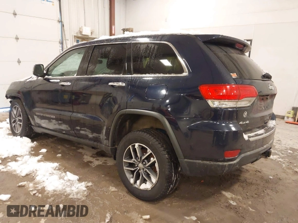 ✅ 2017 Jeep Grand Cherokee Limited • VIN: 1C4RJFBGXHC924652 • Lot: 44430020. Wystawiony na IAAI z przebiegiem 228 285 mil. Bezpłatny archiwum sprzedaży aukcyjnych z USA i szczegółowy raport historii pojazdu na DreamBid. Zdjęcie 3.