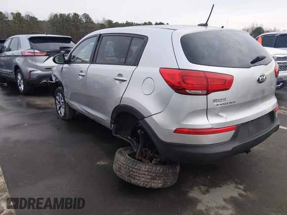 ✅ 2015 Kia Sportage LX • VIN: KNDPBCAC1F7678727 • Lot: 44279764. Wystawiony na IAAI z przebiegiem 81 108 mil. Bezpłatny archiwum sprzedaży aukcyjnych z USA i szczegółowy raport historii pojazdu na DreamBid. Zdjęcie 3.