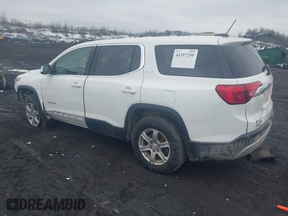 ✅ 2017 GMC Acadia SLE • VIN: 1GKKNRLAXHZ160661 • Лот: 44397250. Опубліковано раніше на IAAI з пробігом 120 675 миль. Безкоштовний доступ до архіву аукціонних продажів зі США та докладний звіт про історію автомобіля на DreamBid. Зображення 3.
