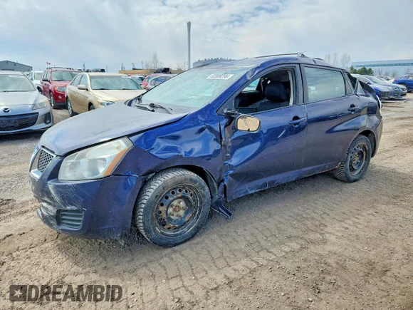 ✅ 2009 Pontiac Vibe 1SB • VIN: 5Y2SL67079Z475193 • Lot: 52009296. Listed on Copart with 297,963 mi. Free auction sales archive from the USA and detailed vehicle history report at DreamBid. Image 1.