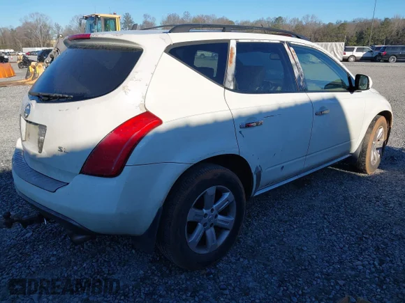 ✅ 2006 Nissan Murano SL • VIN: JN8AZ08T66W402818 • Lot: 44152975. Wystawiony na IAAI z przebiegiem 282 119 mil. Bezpłatny archiwum sprzedaży aukcyjnych z USA i szczegółowy raport historii pojazdu na DreamBid. Zdjęcie 4.