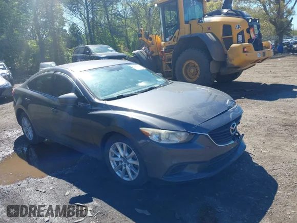 ✅ 2017 Mazda 6 Sport • VIN: JM1GL1U56H1133563 • Lot: 45043134. Wystawiony na IAAI z przebiegiem 74 607 mil. Bezpłatny archiwum sprzedaży aukcyjnych z USA i szczegółowy raport historii pojazdu na DreamBid. Zdjęcie 1.