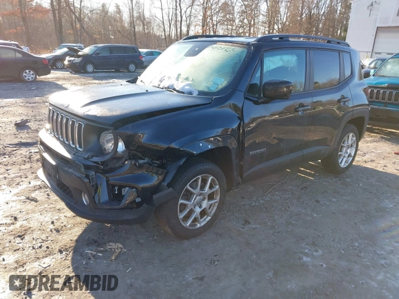 ✅ 2020 Jeep Renegade Latitude • VIN: ZACNJBBB9LPM03385 • Lot: 43952233. Wystawiony na IAAI z przebiegiem 129 628 mil. Bezpłatny archiwum sprzedaży aukcyjnych z USA i szczegółowy raport historii pojazdu na DreamBid. Zdjęcie 2.
