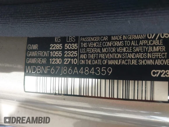 ✅ 2006 Mercedes-Benz S 350 • VIN: WDBNF67J86A484359 • Лот: 44683682. Опубліковано раніше на IAAI з пробігом 160 057 миль. Безкоштовний доступ до архіву аукціонних продажів зі США та докладний звіт про історію автомобіля на DreamBid. Зображення 9.