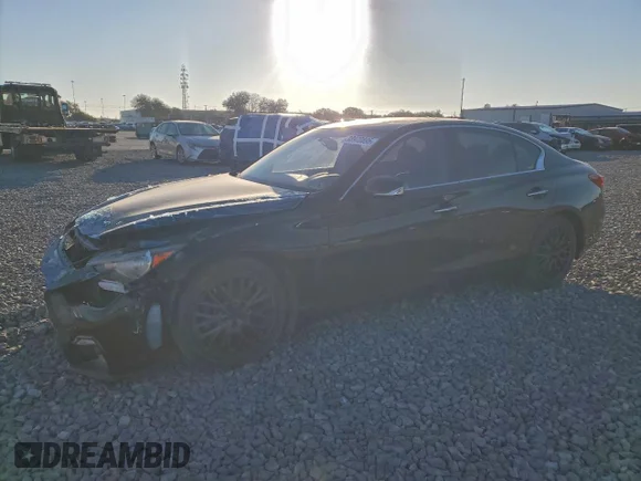 ✅ 2019 Infiniti Q50 Luxe • VIN: JN1EV7AP9KM541848 • Лот: 98970895. Опубліковано раніше на Copart з пробігом 49 166 миль. Безкоштовний доступ до архіву аукціонних продажів зі США та докладний звіт про історію автомобіля на DreamBid. Зображення 1.