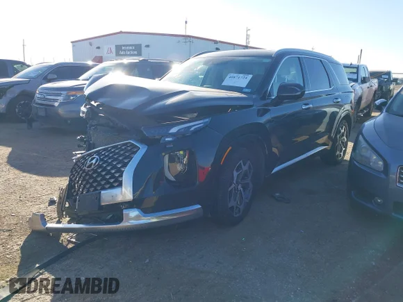 ✅ 2021 Hyundai Palisade Calligraphy • VIN: KM8R7DHE3MU257075 • Lot: 40871724. Wystawiony na IAAI z przebiegiem 55 746 mil. Bezpłatny archiwum sprzedaży aukcyjnych z USA i szczegółowy raport historii pojazdu na DreamBid. Zdjęcie 2.