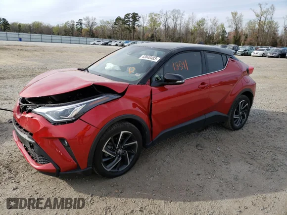 ✅ 2021 Toyota C-HR LE • VIN: NMTKHMBX8MR134033 • Lot: 43840483. Wystawiony na Copart z przebiegiem 18 541 mil. Bezpłatny archiwum sprzedaży aukcyjnych z USA i szczegółowy raport historii pojazdu na DreamBid. Zdjęcie 1.