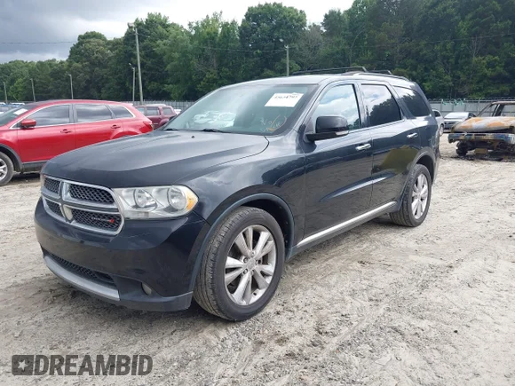 ✅ 2013 Dodge Durango Crew • VIN: 1C4RDJDG5DC554308 • Lot: 45634797. Wystawiony na IAAI z przebiegiem 184 239 mil. Bezpłatny archiwum sprzedaży aukcyjnych z USA i szczegółowy raport historii pojazdu na DreamBid. Zdjęcie 2.