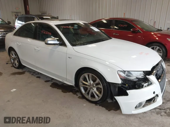 ✅ 2011 Audi S4 Premium Plus • VIN: WAUBGAFL3BA115164 • Lot: 43118100. Listed on IAAI with 138,593 mi. Free auction sales archive from the USA and detailed vehicle history report at DreamBid. Image 1.