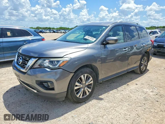 ✅ 2019 Nissan Pathfinder SL • VIN: 5N1DR2MN2KC634657 • Lot: 57407816. Listed on Copart with 192,214 mi. Free auction sales archive from the USA and detailed vehicle history report at DreamBid. Image 1.