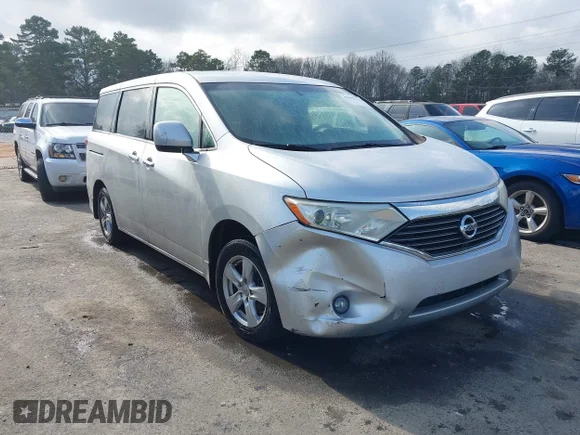 ✅ 2011 Nissan Quest LE • VIN: JN8AE2KP8B9004473 • Lot: 44109115. Listed on IAAI with 148,842 mi. Free auction sales archive from the USA and detailed vehicle history report at DreamBid. Image 1.