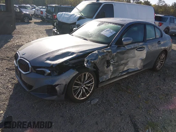 ✅ 2023 BMW 3 Series 330i • VIN: 3MW69FF03P8D55350 • Lot: 44722054. Wystawiony na IAAI z przebiegiem 54 383 mil. Bezpłatny archiwum sprzedaży aukcyjnych z USA i szczegółowy raport historii pojazdu na DreamBid. Zdjęcie 2.