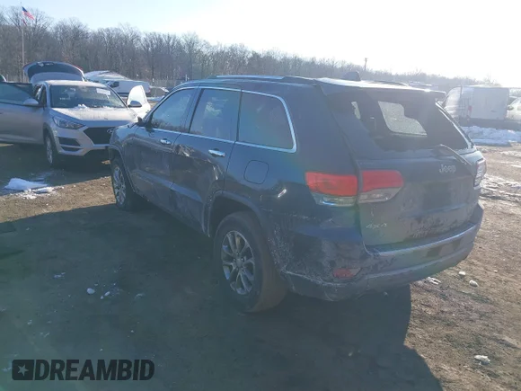✅ 2014 Jeep Grand Cherokee Limited • VIN: 1C4RJFBG9EC399823 • Lot: 44319776. Listed on IAAI with 126,950 mi. Free auction sales archive from the USA and detailed vehicle history report at DreamBid. Image 3.