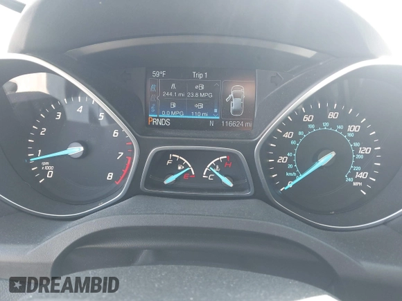 ✅ 2016 Ford Escape Titanium • VIN: 1FMCU0JX0GUC77405 • Lot: 44596603. Wystawiony na IAAI z przebiegiem 116 624 mil. Bezpłatny archiwum sprzedaży aukcyjnych z USA i szczegółowy raport historii pojazdu na DreamBid. Zdjęcie 7.