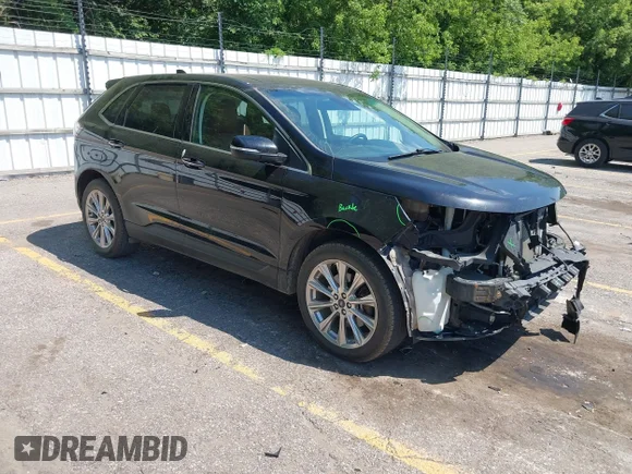 ✅ 2017 Ford Edge Titanium • VIN: 2FMPK4K80HBC13524 • Lot: 45307358. Wystawiony na IAAI z przebiegiem 130 086 mil. Bezpłatny archiwum sprzedaży aukcyjnych z USA i szczegółowy raport historii pojazdu na DreamBid. Zdjęcie 1.