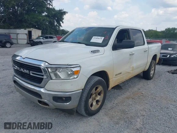 ✅ 2019 Ram 1500 Big Horn • VIN: 1C6SRFFT5KN783123 • Lot: 45484638. Wystawiony na IAAI z przebiegiem 277 347 mil. Bezpłatny archiwum sprzedaży aukcyjnych z USA i szczegółowy raport historii pojazdu na DreamBid. Zdjęcie 2.