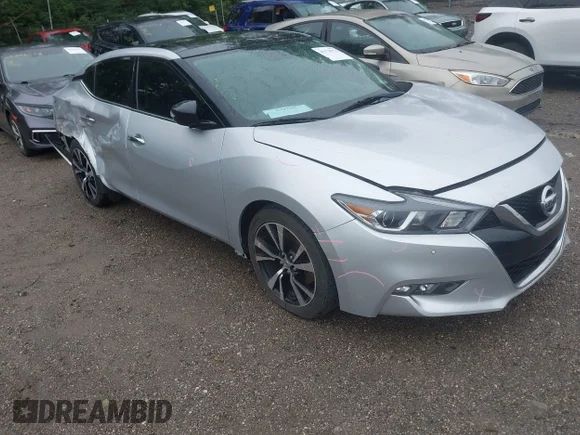 ✅ 2018 Nissan Maxima SL • VIN: 1N4AA6AP3JC385477 • Lot: 45170573. Listed on IAAI with 183,805 mi. Free auction sales archive from the USA and detailed vehicle history report at DreamBid. Image 1.